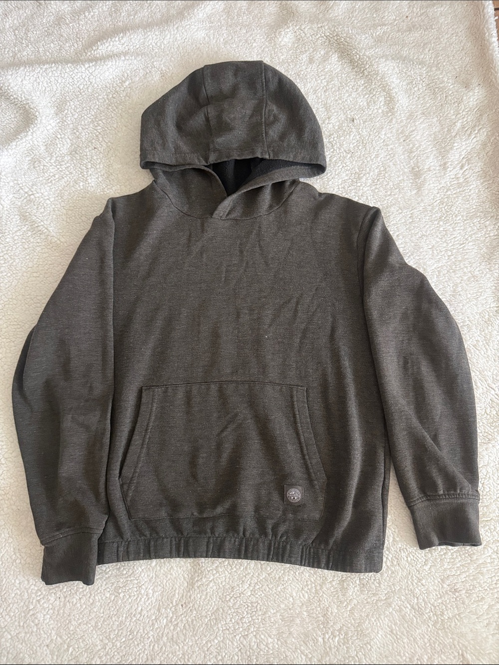 Mondetta Dark Gray Kids Hooded Pullover Sweatshirt